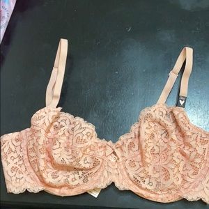 Champagne white Lace VS Bra